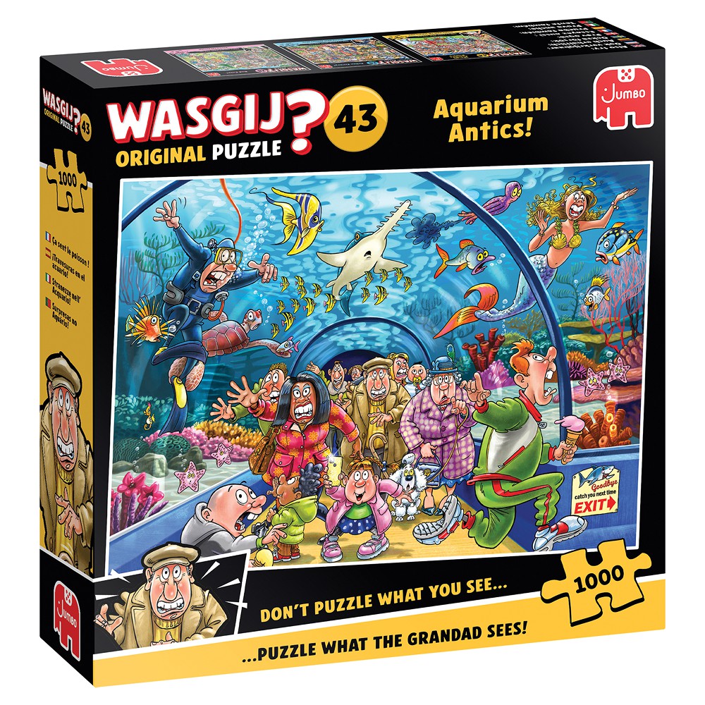 WASGIJ ORIGINAL 43 AQUARIUM ANTICS 1000 BRIK