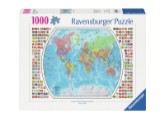 Political World Map 1000 Brikker