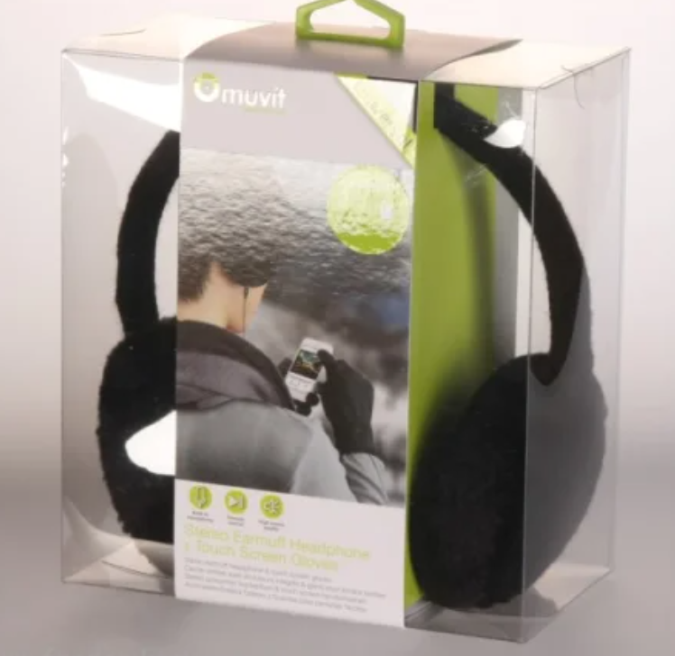 Ørervarmer headset med handsker