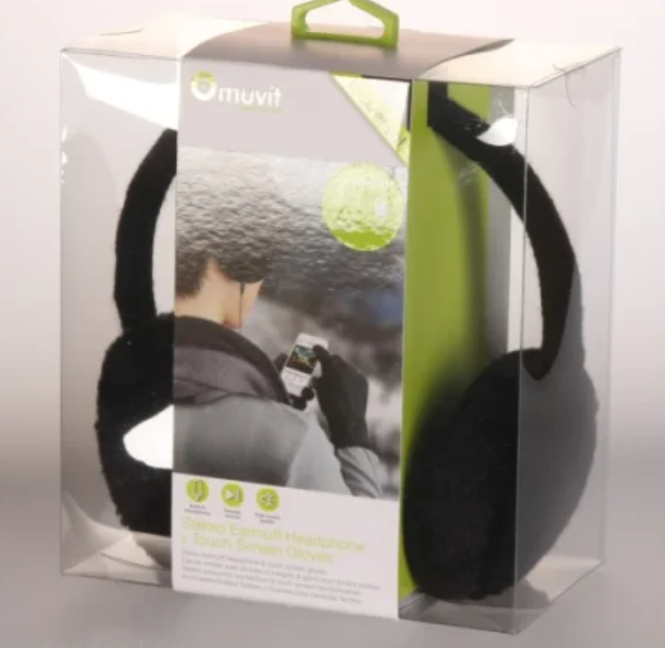 Ørervarmer headset med handsker