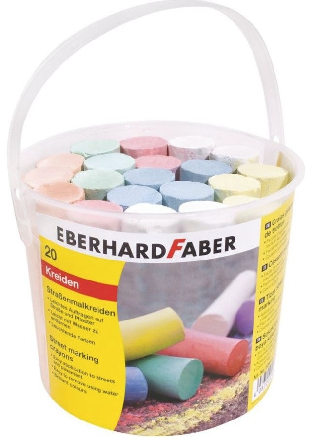 Gadekridt 20 stk Faber-Castell