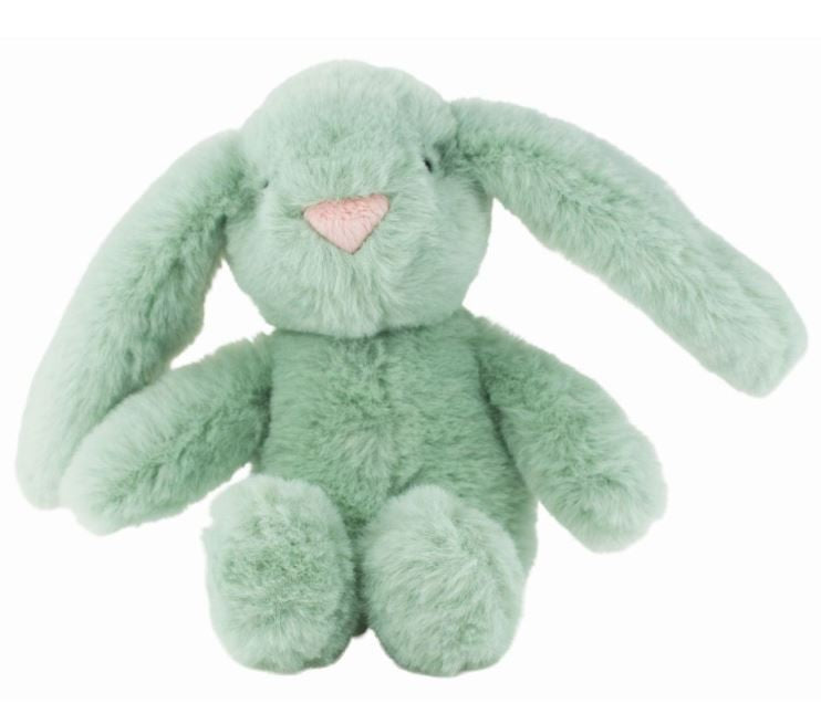 Grøn Kanin Plysbamse - 18cm Tinka Baby