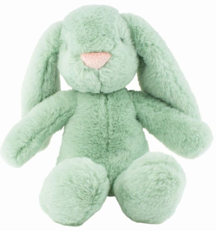 Grøn Kanin Plysbamse - 30cm Tinka Baby