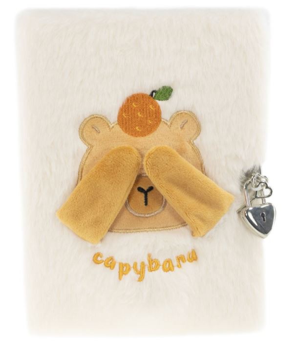 Capybara Dagbog m. lås