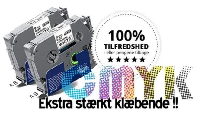 Brother TZe S231 tape CMYK komp.