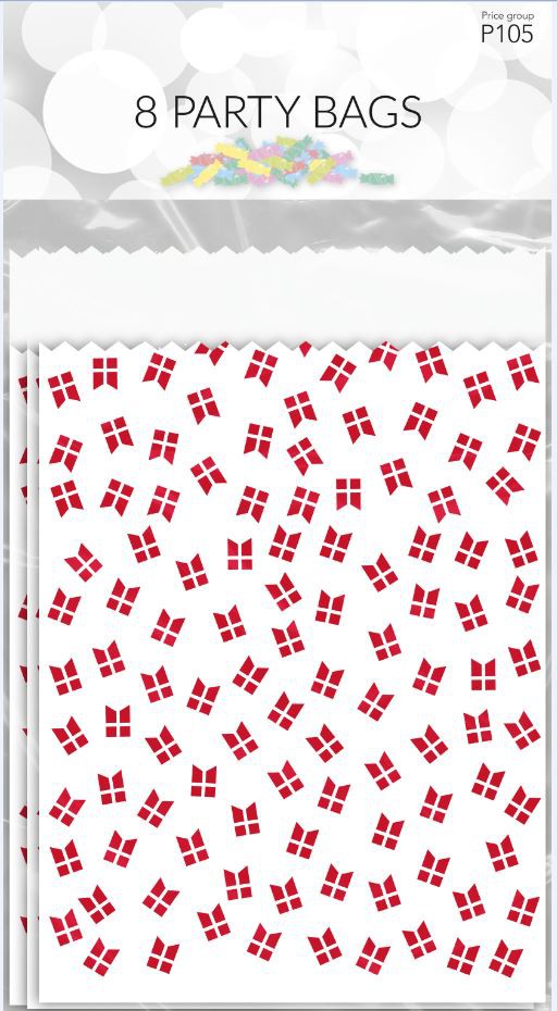Slikpose med flag 8 stk