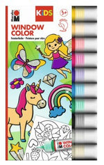 Marabu - Fun & Fancy Glitter Fairy 10x25ml + motiver (822506)