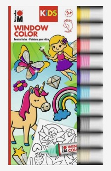 Marabu Fun & Fancy Glitter Fairy 10x25 ml + motiver