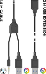 Subsonic Headset All Platforms + Led MULTI