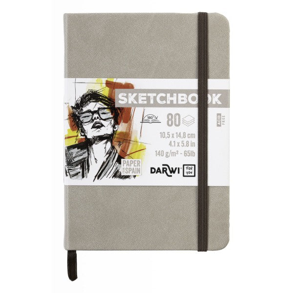 Skitsebog A6 taupe