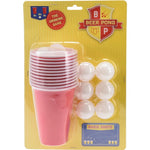 Beer pong spil m. 12 krus og 12 bolde