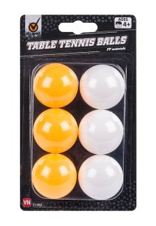 Bordtennisbolde 6 stk. 31392