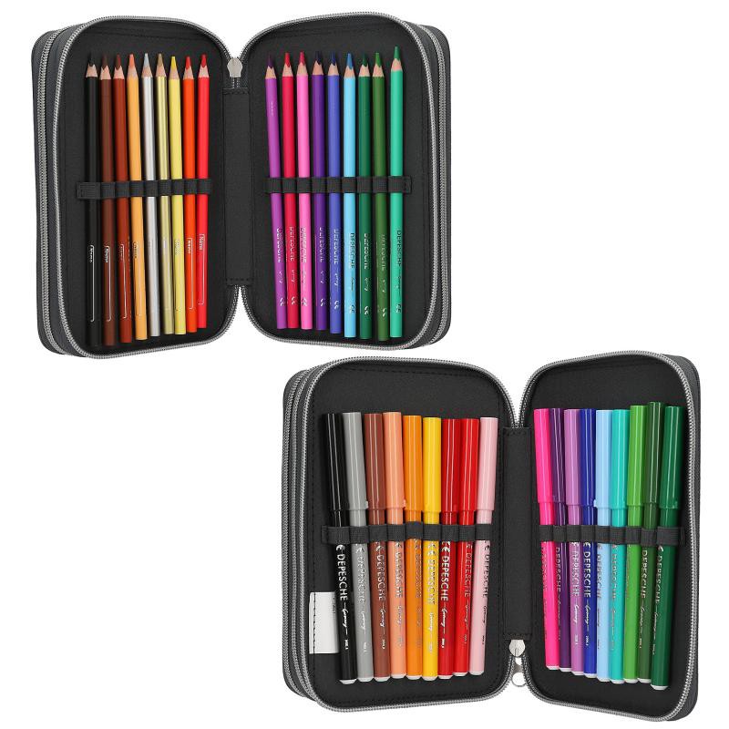 Action World trippel penalhus m/LED 0413981