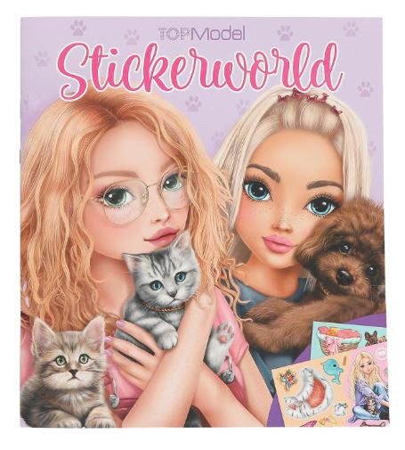 TOPModel Stickerworld KITTY and DOGGY
