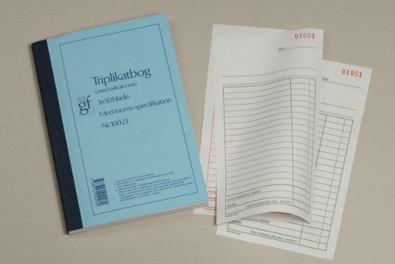 TRIPLIKATBOG M/ KOP 108X200 3×50 BLADE 10023