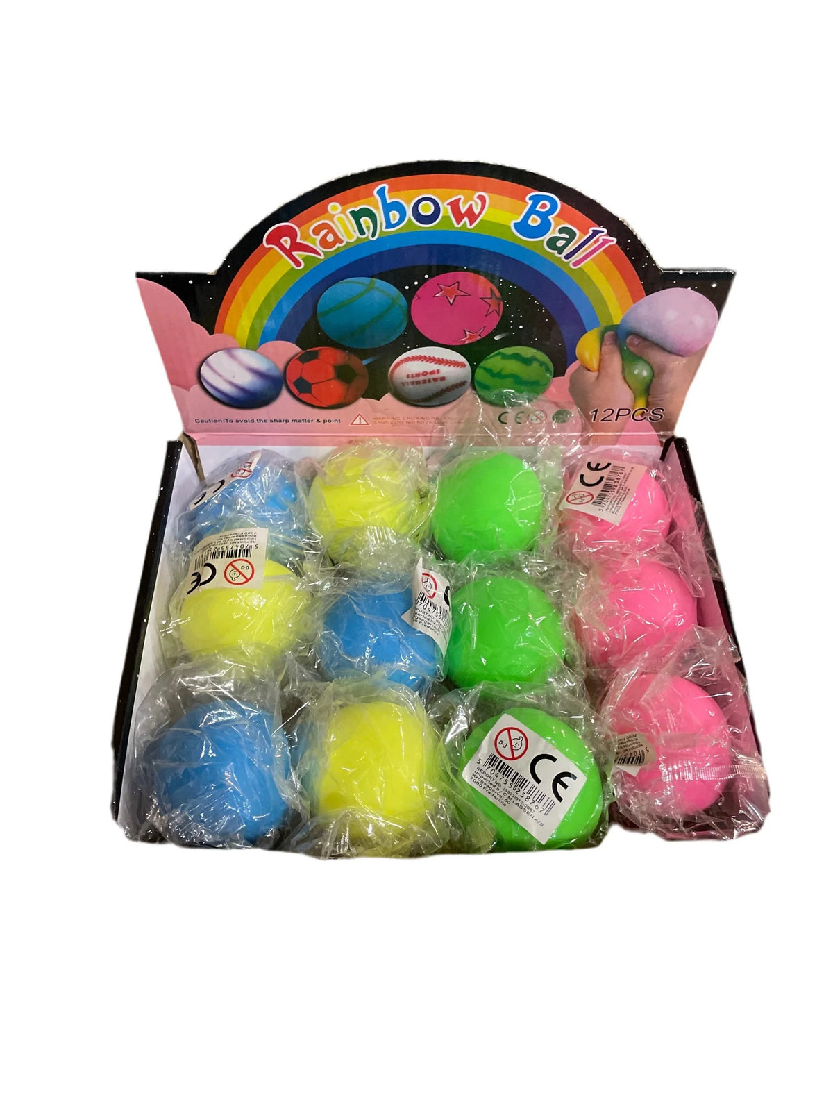 Klemmebold Neon farver ASS