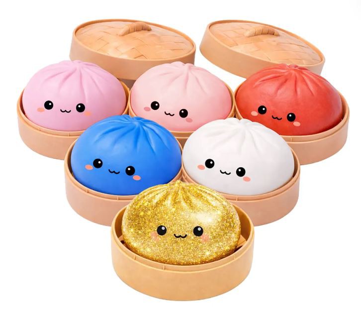 Ass Kawaii Foodiez Squishy Dumpling  8,5 cm TILBUD 2 Stk 100,-