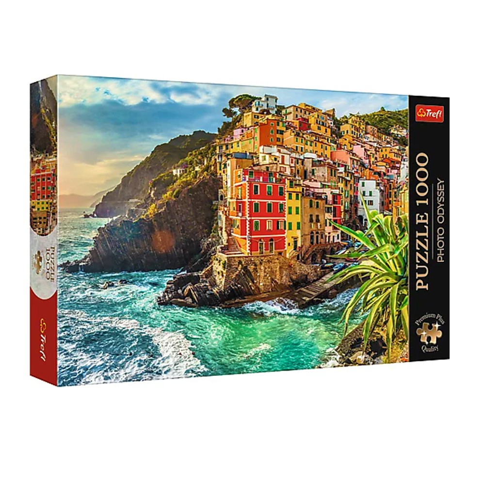 Byen Riomaggiore puslespil 1000 brikker