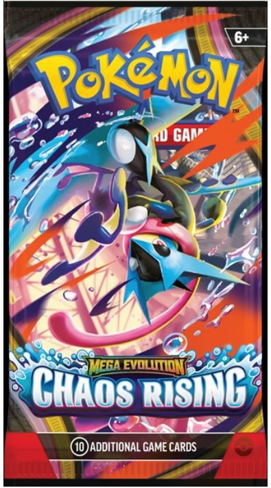 Pokemon Booster Pakke - Mega Evolution: Chaos Rising