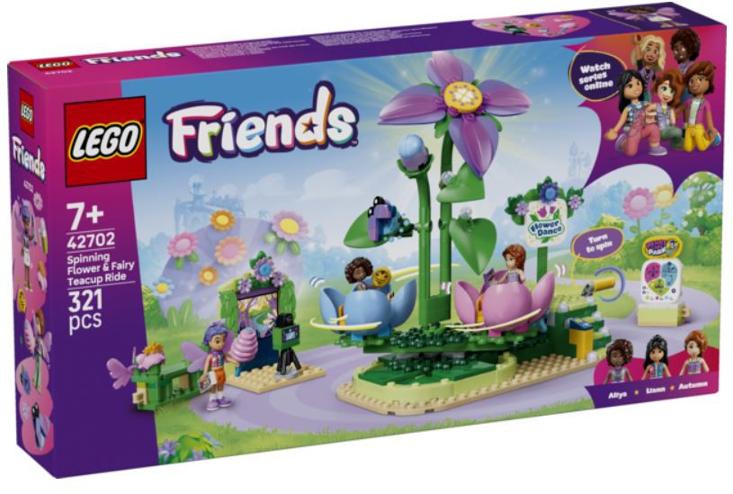 42702 Tekop-karrusel med blomster.