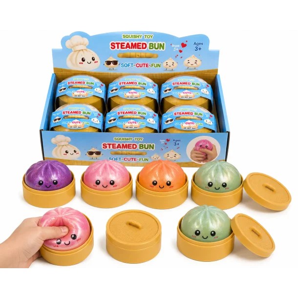 Ass Kawaii Foodiez Squishy Dumpling  8,5 cm TILBUD 2 Stk 100,-