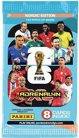 Panini Adrenalyn XL: FIFA World Cup 2026 Nordic Edition - Booster Pakke - Booster Pack