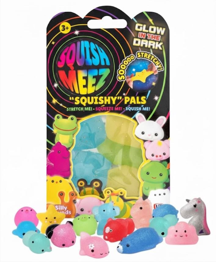 Squishy-figurer der lyser i mørke