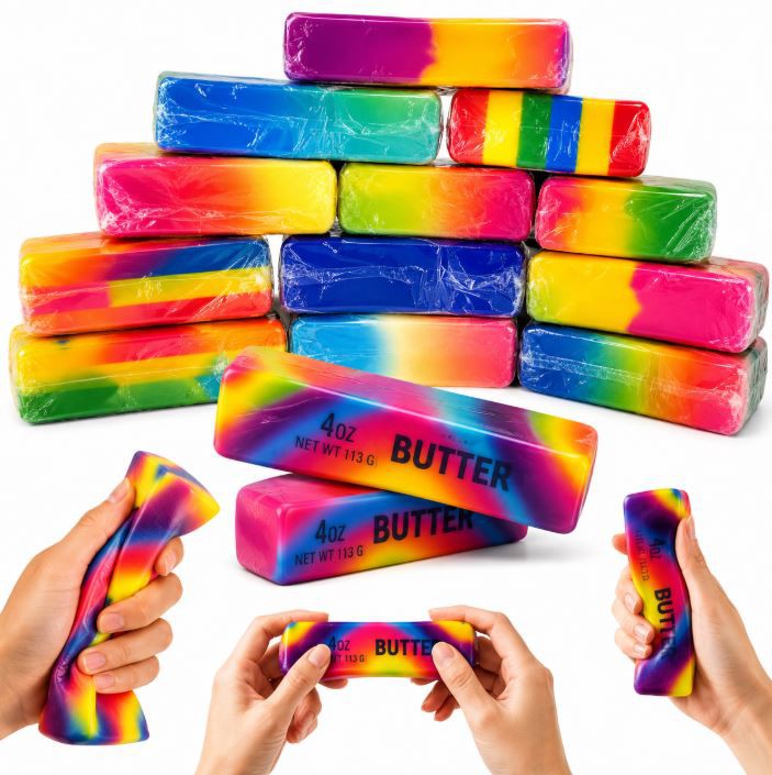 Rainbow Butter Squishy 13 cm - Slow raising