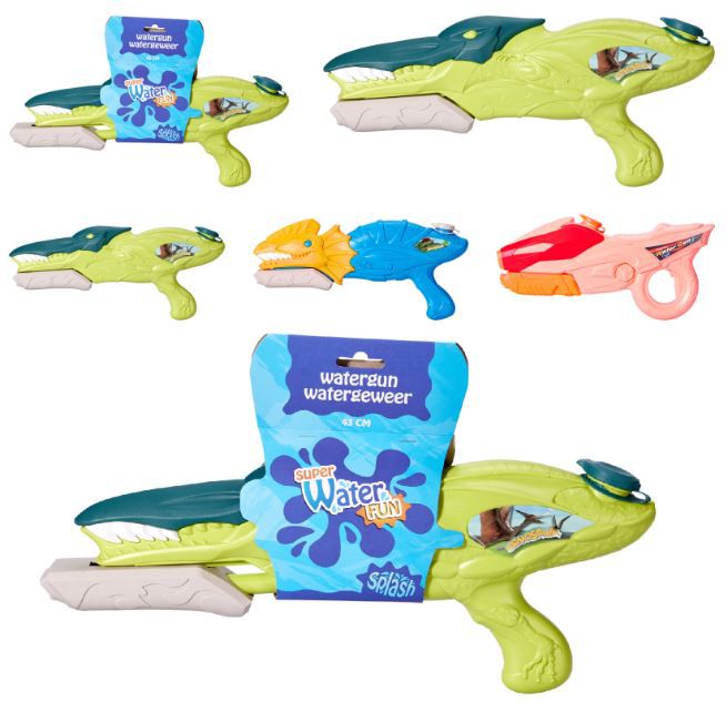 Vandpistol dinosaur Ass 43 cm