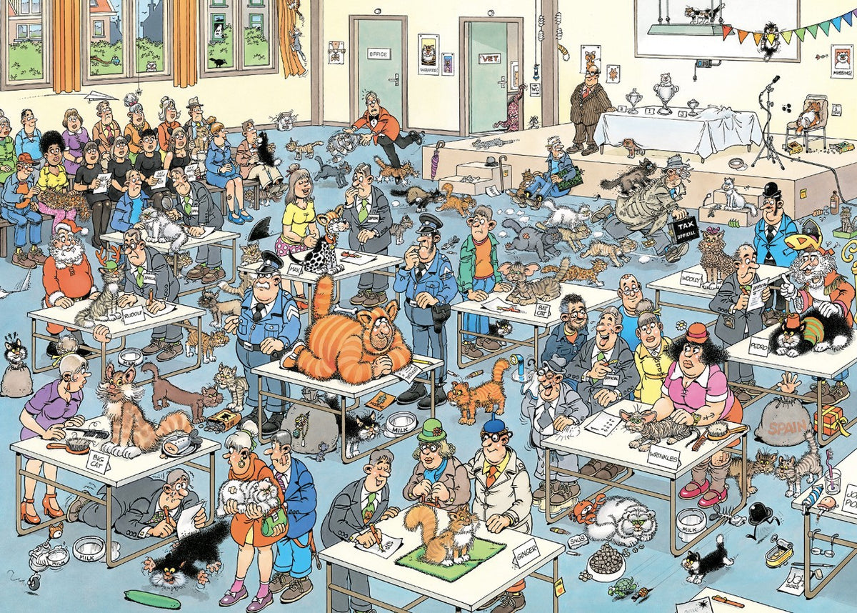 Jan Van Haasteren - Kattenshow - 1000 pcs
