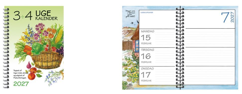 3 + 4 Ugekalender 2027