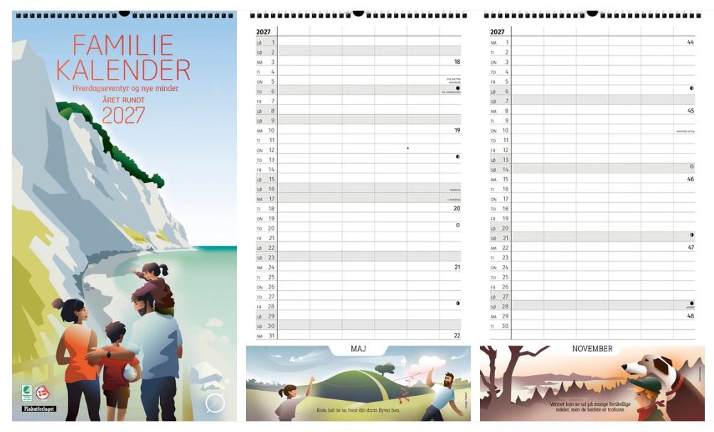 Familie og Kunstkalender by Judith 2027