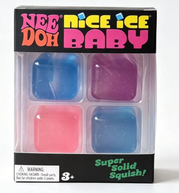 NeeDoh Nice Ice Baby 4 Pack – 4 Mini Taba Squishy