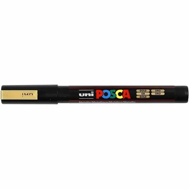 Uni POSCA Marker PC-3M Guld – 0,9-1,3 mm