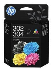 HP 302/304 Sort & Farve Sampak Original