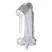 TAL FOLIE BALLON SØLV ASS 41 CM
