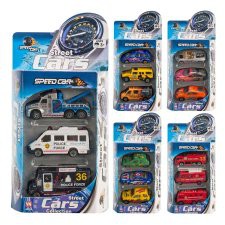 Speedcar 3 stk biler ASS 40705