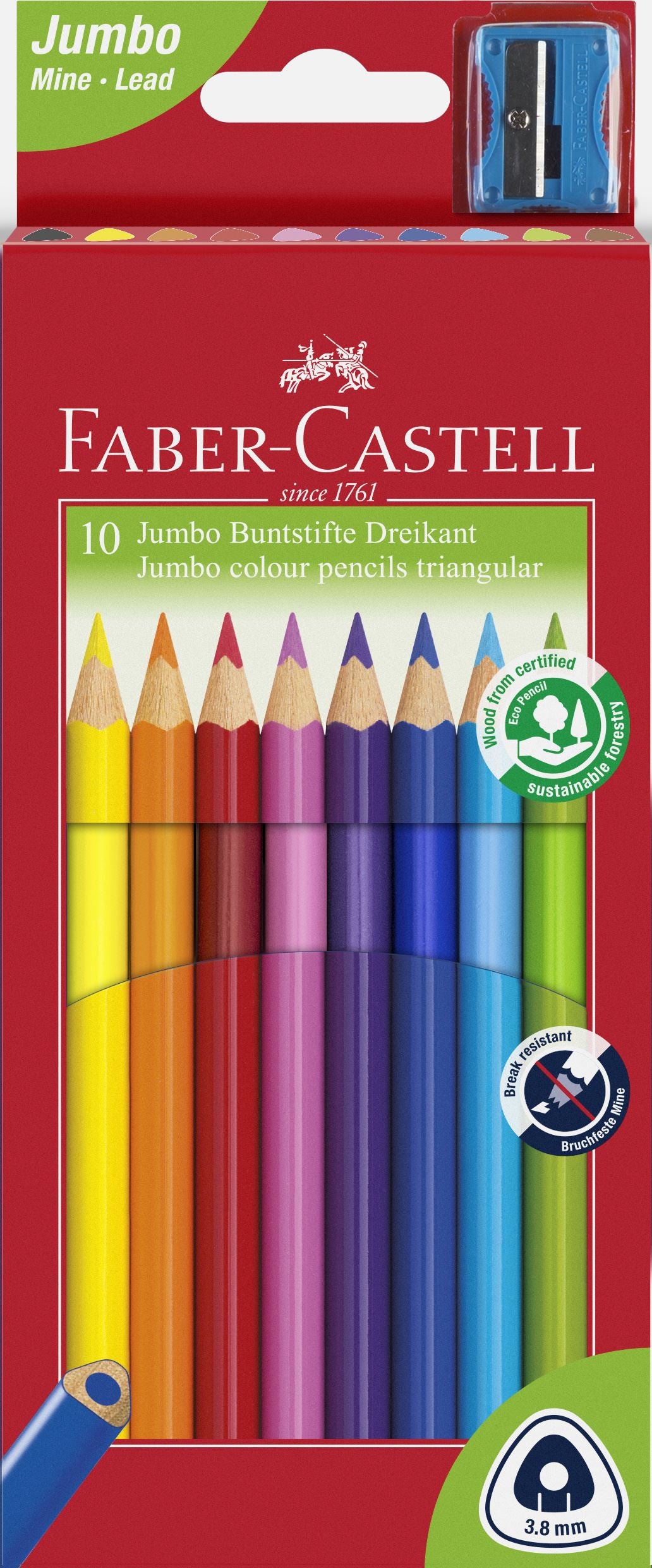 Trekantet jumbo 10 ass + spidser 116510