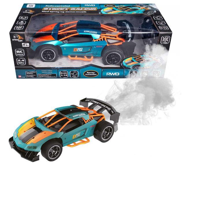 R/C STREET RACE BIL - m. RØG 1:14 41529