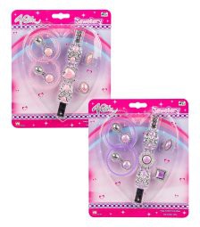 4-Girlz Fingerring, Øreringe og Armbånd – Assorterede Farver 63144