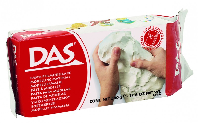 DAS LER. 500 g Hvid