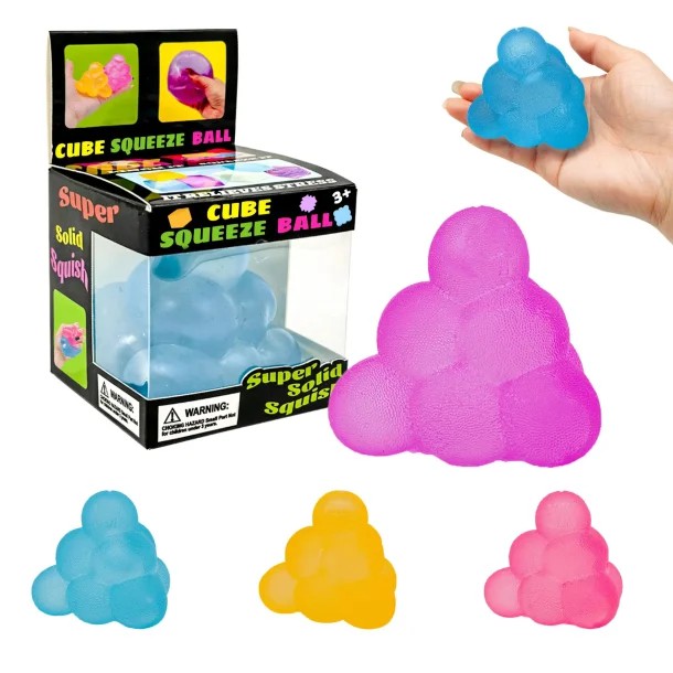 squishy bubble sukker pyramide