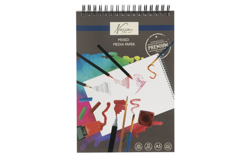 Mixed Media Blok A5 – 25 Ark 300 g til Kreative Projekter