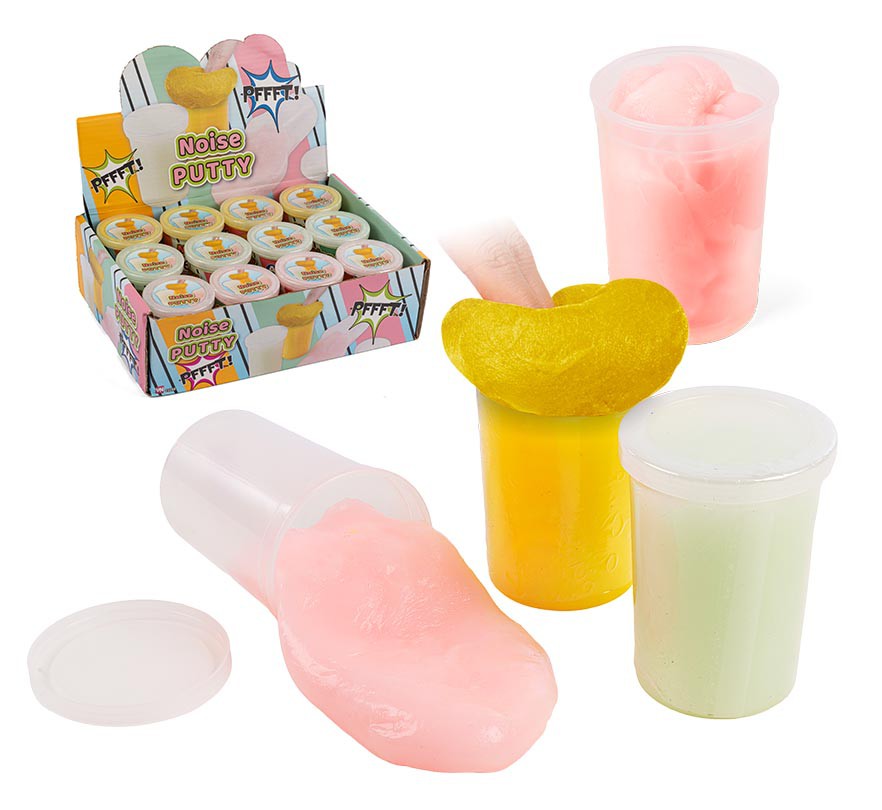 Prutteslim i Tønde Pastel – Sjov Slim i Pastelfarver 23288