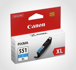 Canon CLI-551 XL Cyan Blækpatron – Original Blæk