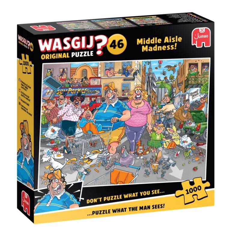 Wasgij Original 46 - Middle Aisle Madness! 1000 Brikker - 1110100505