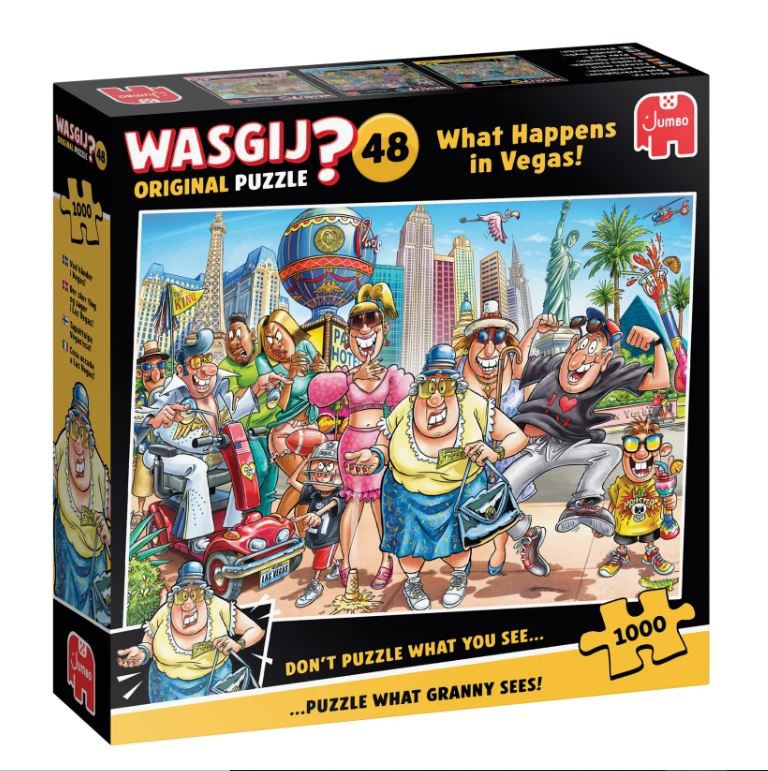 Wasgij Original 48 - What Happens in Vegas! 1000 Brikker - 1110100803