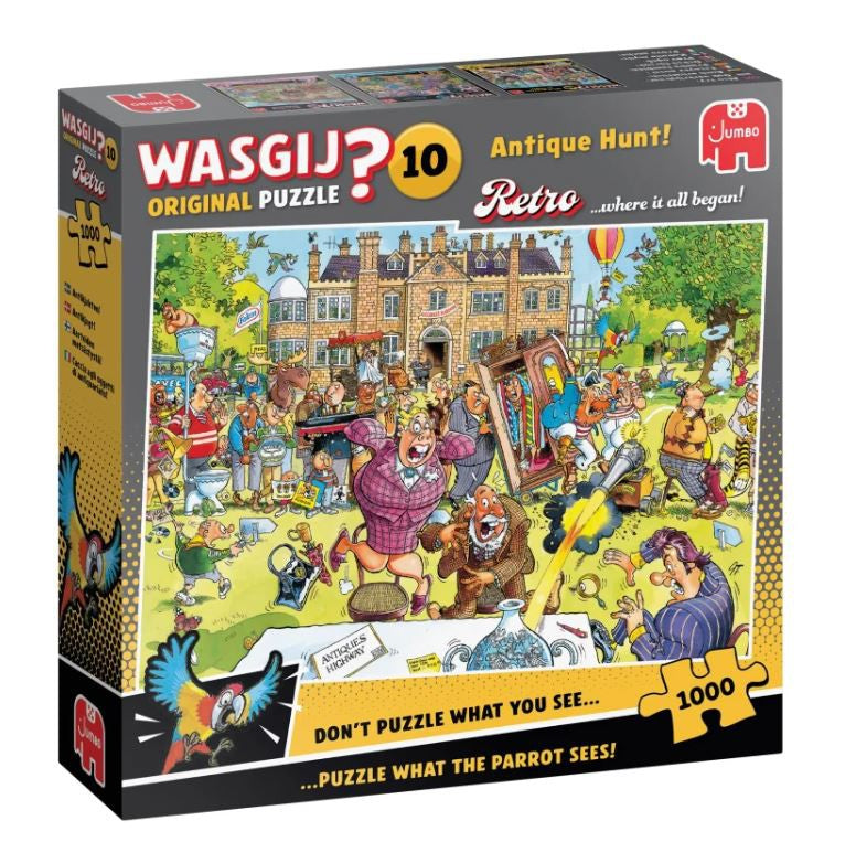 Wasgij Retro original 10 - Antique Hunt! 1000 Brikker - 1110100800