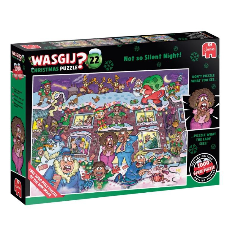 Wasgij Christmas 22 - Not so Silent Night! 2x1000 Brikker - 1110100904
