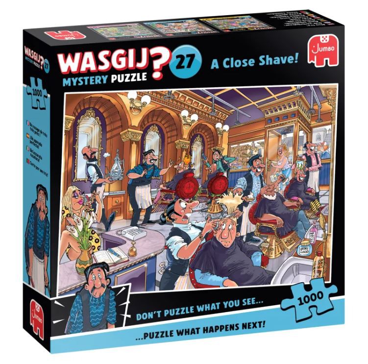 Wasgij Mystery 27 A Close Shave! 1000 Brikker - 1110100593